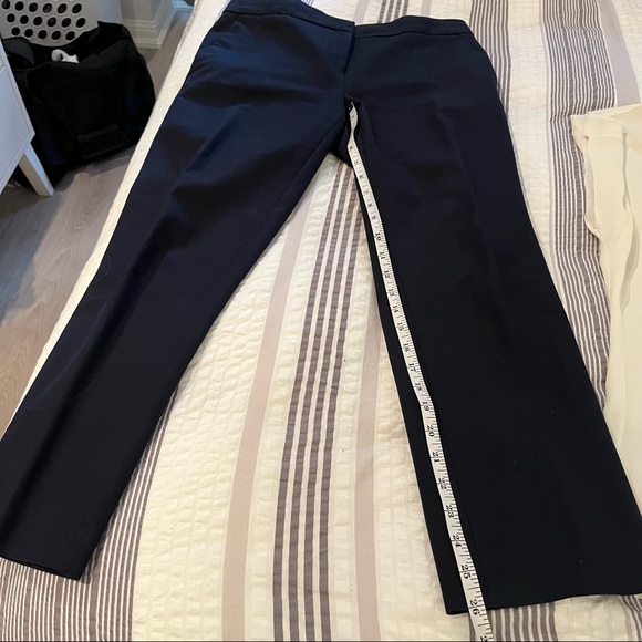Ann Taylor Devin Fit Ankle Pants in Navy - Picture 11 of 12
